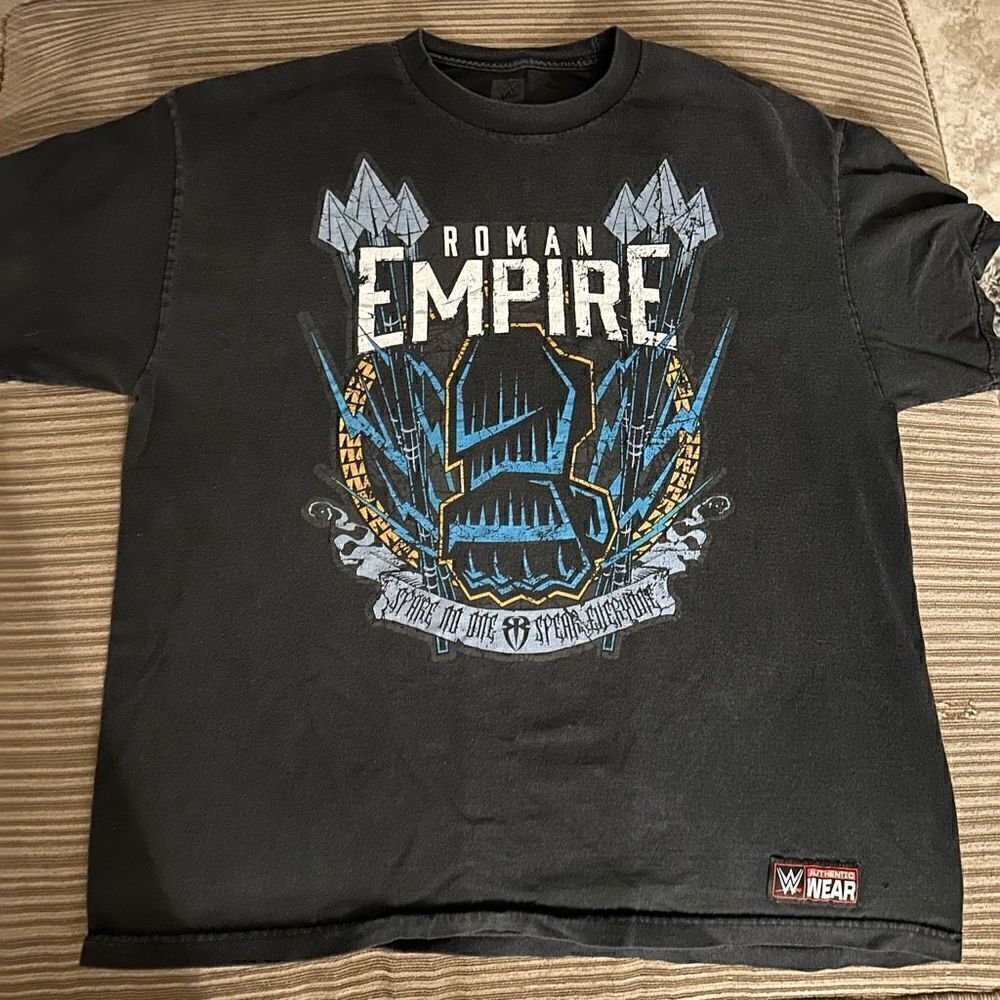 Roman Empire W authentic wrestling shirt xl wwe wwf